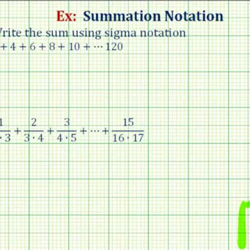 Summation Not Formula Ex