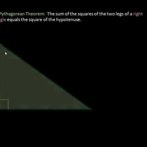 The Pythagorean Theorem