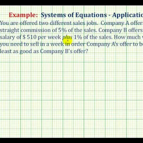 System Equations Commission Ex