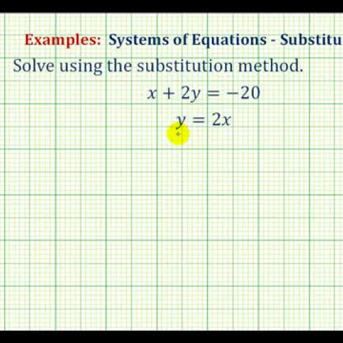 System Equations Sub Ex1