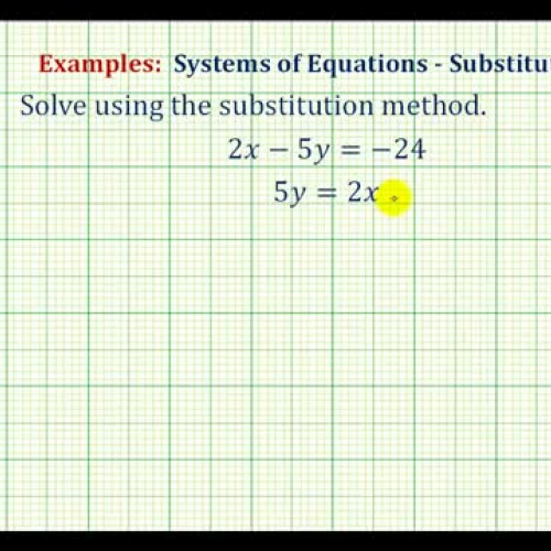 System Equations Sub No Sol Ex