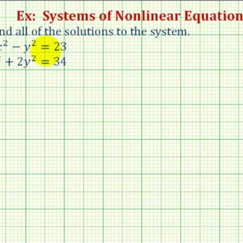 System Non Linear Ex3