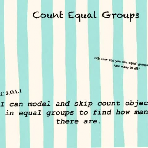 Counting Equal Goups