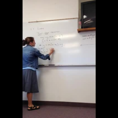 Calculus: Lines (video 2)