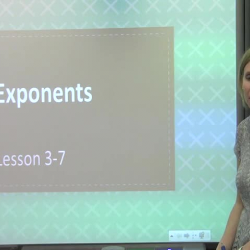 3-7 Exponents