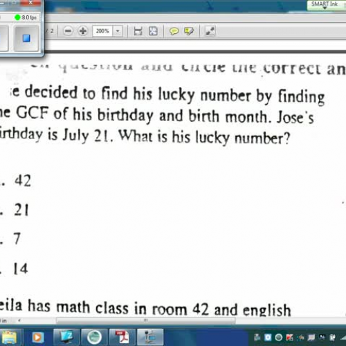 GCF and LCM Mixed Practice Problems with Mrs.