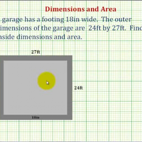 Area Inside Rectangle Footer App