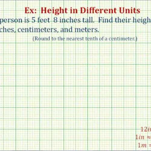 Conversion Height In Cm M Ex