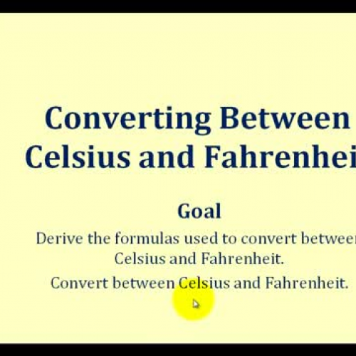 Convert Celsuis To Fahr