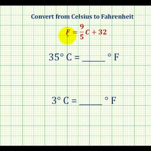 Convert Celsuis To Fahr Ex