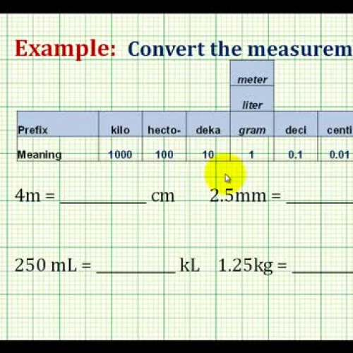 Convert Metric To Metric Examples