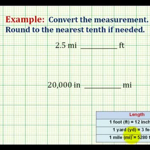 Convert Std Length Example