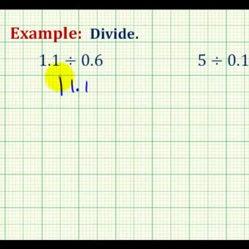 Decimal Divide Repeat Example