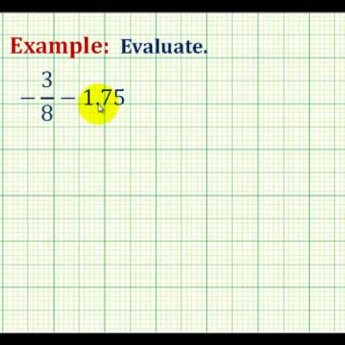 Decimal Fraction Subtract Ex2