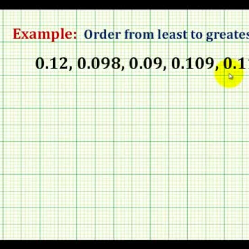 Decimal Order Example1