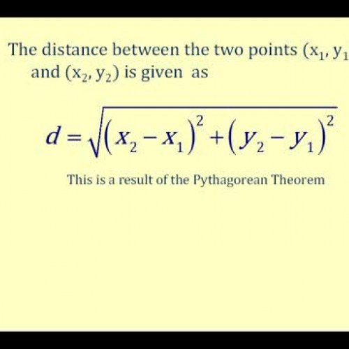 Distance Formula