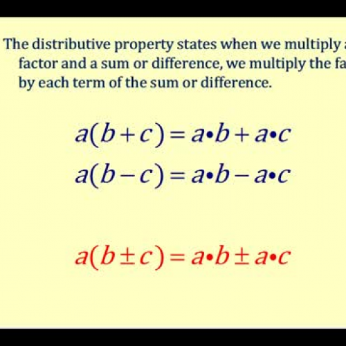 Distributive Property