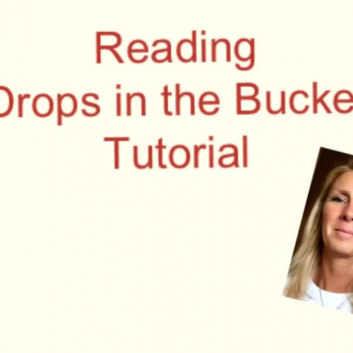 Rdg drops in the bucket