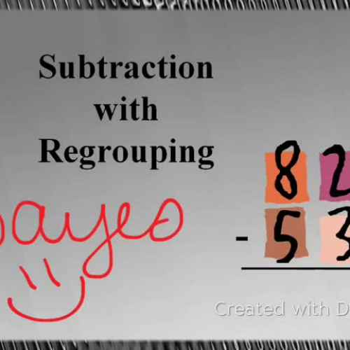 Rayburn subtraction with regrouping