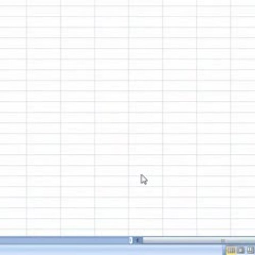 Excel Spreadsheet Basics