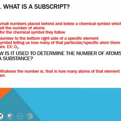 1st 9 Weeks - Chemistry part 2