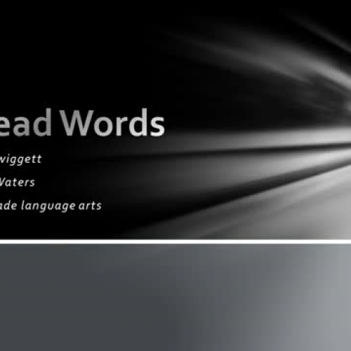 Assignment 33: Dead Words