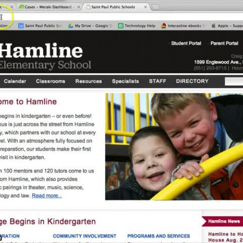 Editing Hamline Website