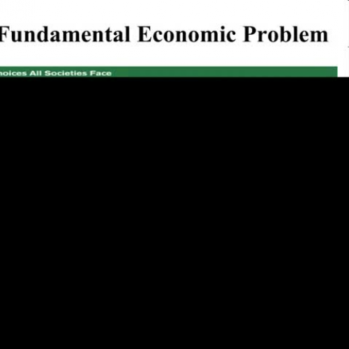 fundamental economic problem