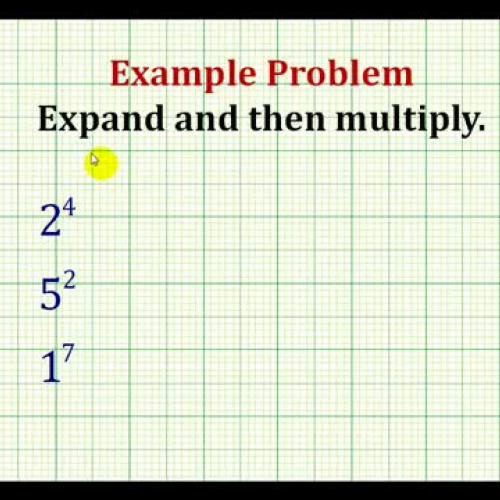 Evaluate Exp Form Example