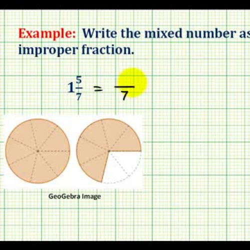 Fraction Mixed To Improp Example