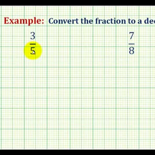 Fraction To Decimal Ex1