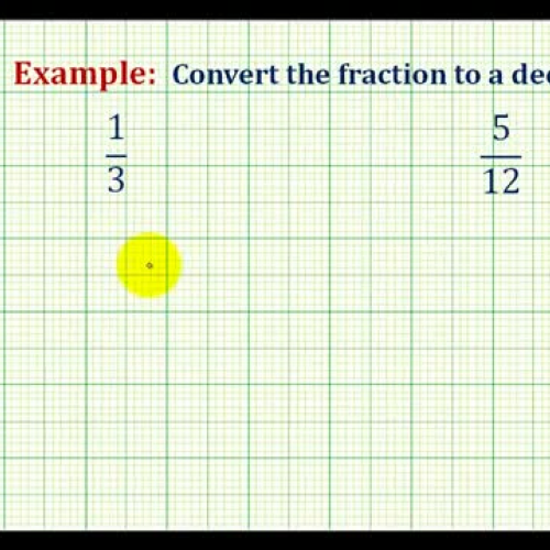 Fraction To Decimal Repeat Ex3