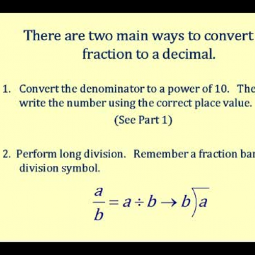 Fractionto Decimal P2