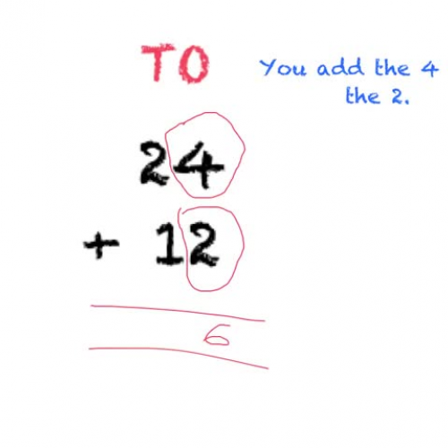 Simple Vertical Addition -  Alexia