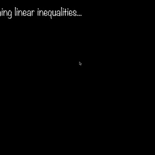 M2 Graphing Linear Inequalities