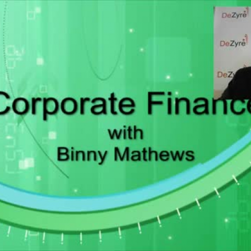 Corporate Finance - Lifecycle of a company