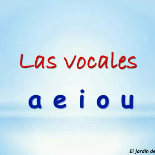 # 1 Las vocales en espa?ol - Vowels in Spanis