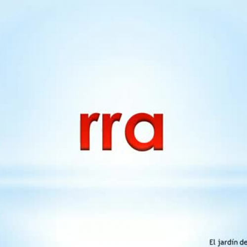 # 13 Las s?labas rra rre rri rro rru - Syllab