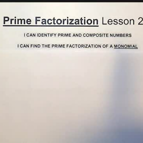 Prime Factorization