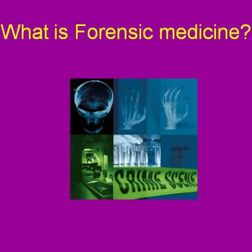 Unit E- Forensic Medicine