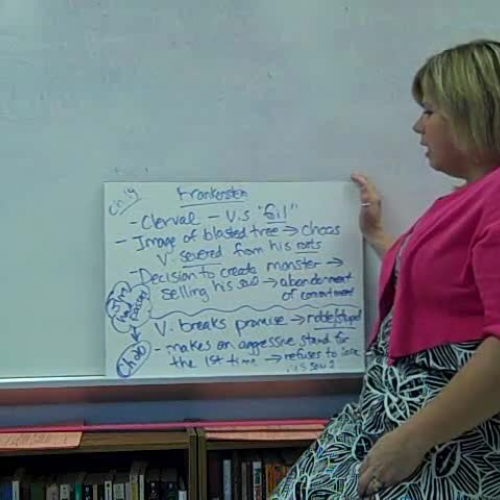 Frankenstein Tutorial chapters 20-24