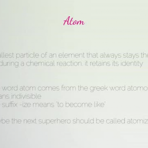 What is an atom