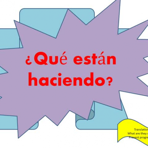 Que estan haciendo