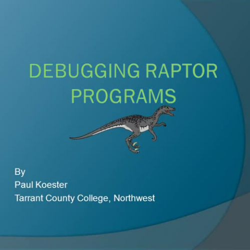 Debugging Raptor