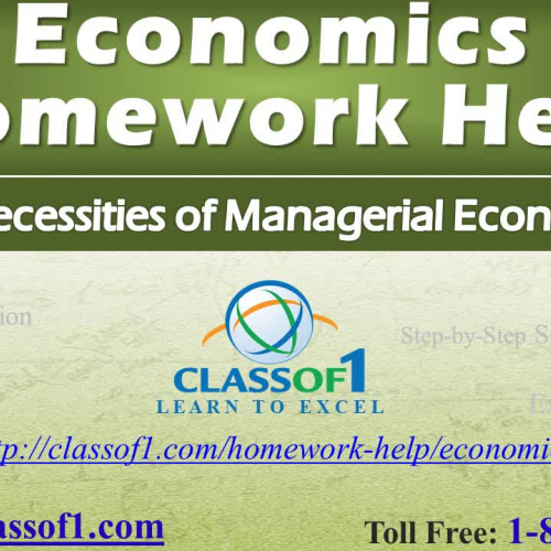 The Necessities of Managerial Economics