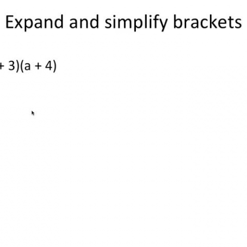 Product of Two Brackets 1