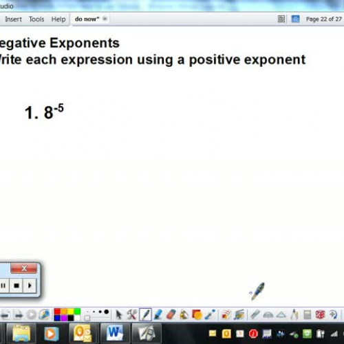 negative exponents1