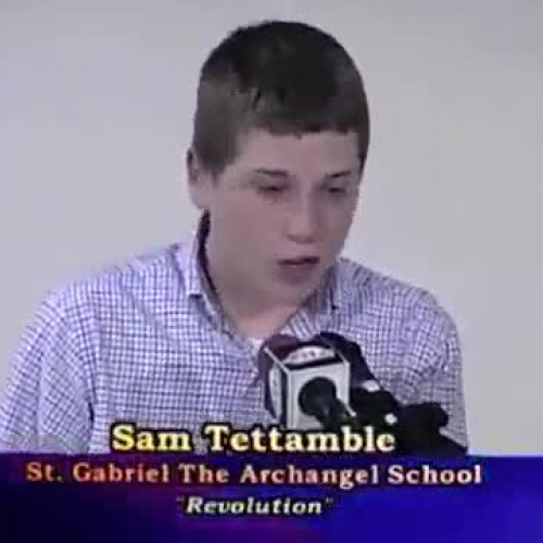 "Revolution" by Sam | 2011 7GP 7th Grade Poetry Contest