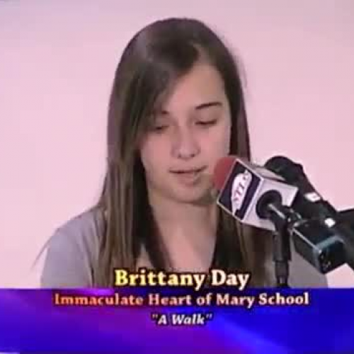 "A Walk" by Brittany | 2011 7GP 7th Grade Poetry Contest 