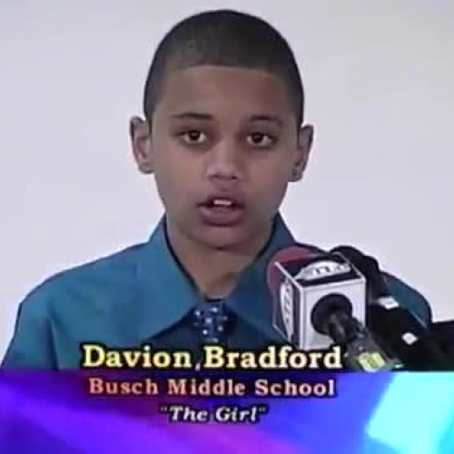 "The Girl" by Davion | 2012 7GP 7th Grade Poetry Contest 